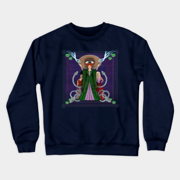 Put A Spell on You Crewneck Sweatshirt by KataMartArt